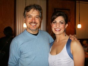 Larry Adams and Amy Brophy @ BroadwayWorld Larry Adams and Amy Brophy Photo