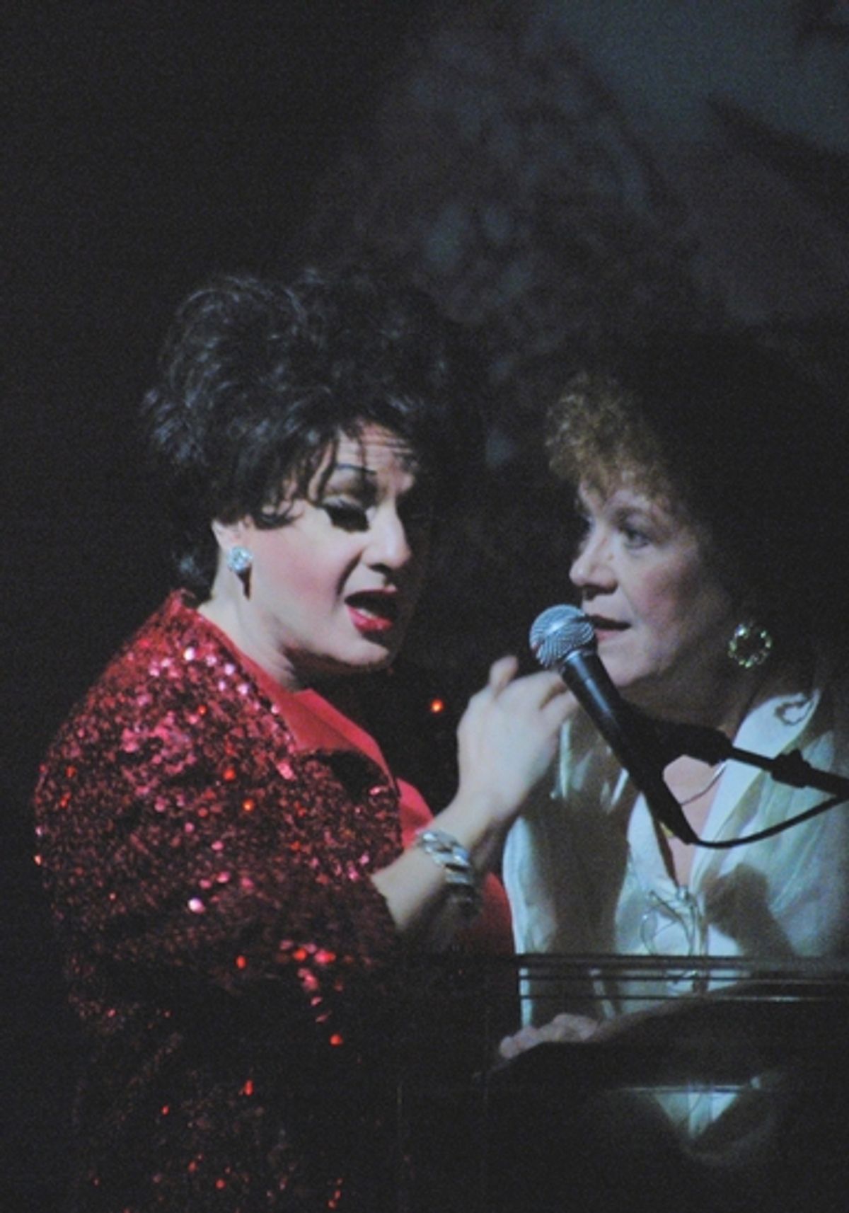 Tommy Famia (Judy Garland) and Georga Osborne at 