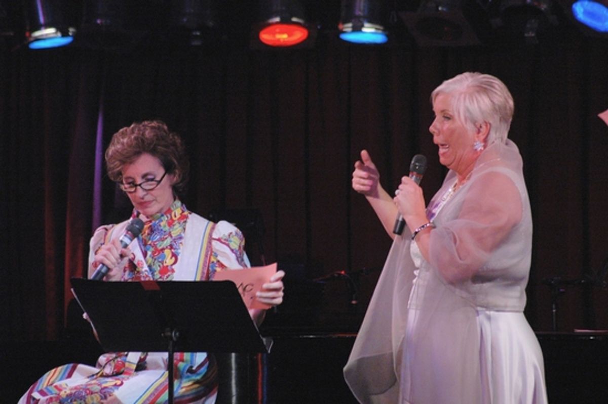 Andrea Marcovicci and Nancy Witter at 