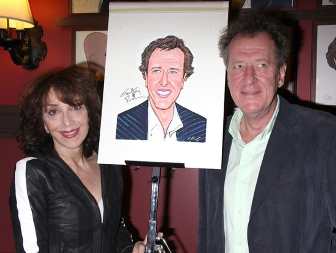 Photo Coverage: EXIT THE KING's Geoffrey Rush Joins Sardi's WALL OF FAME Photo Coverage: EXIT THE KING's Geoffrey Rush Joins Sardi's WALL OF FAME Image