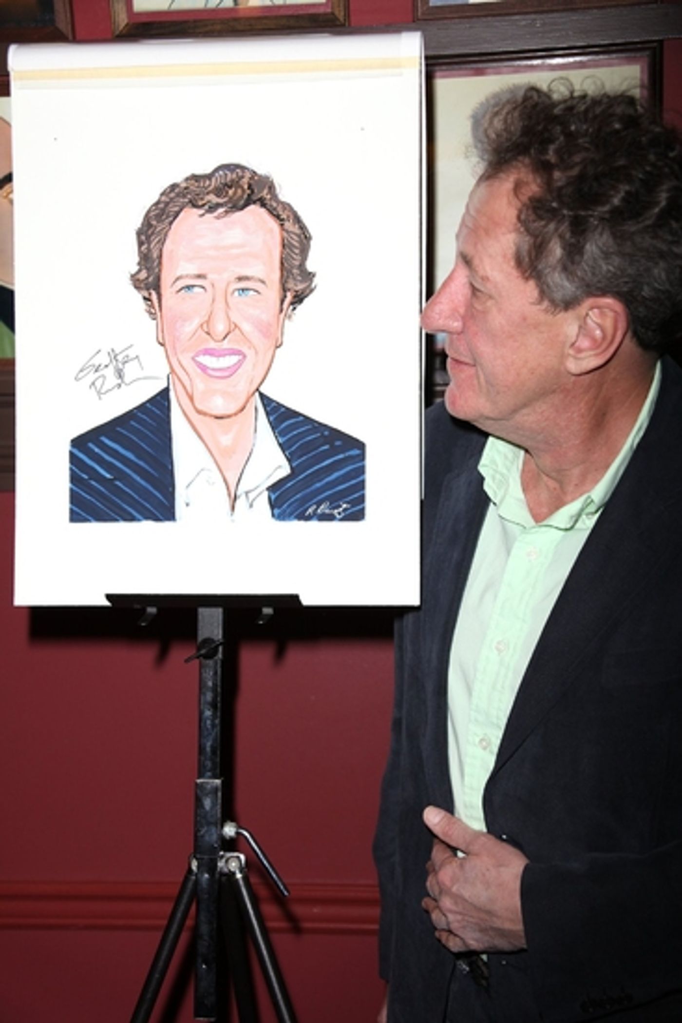 Photo Coverage: EXIT THE KING's Geoffrey Rush Joins Sardi's WALL OF FAME  Image