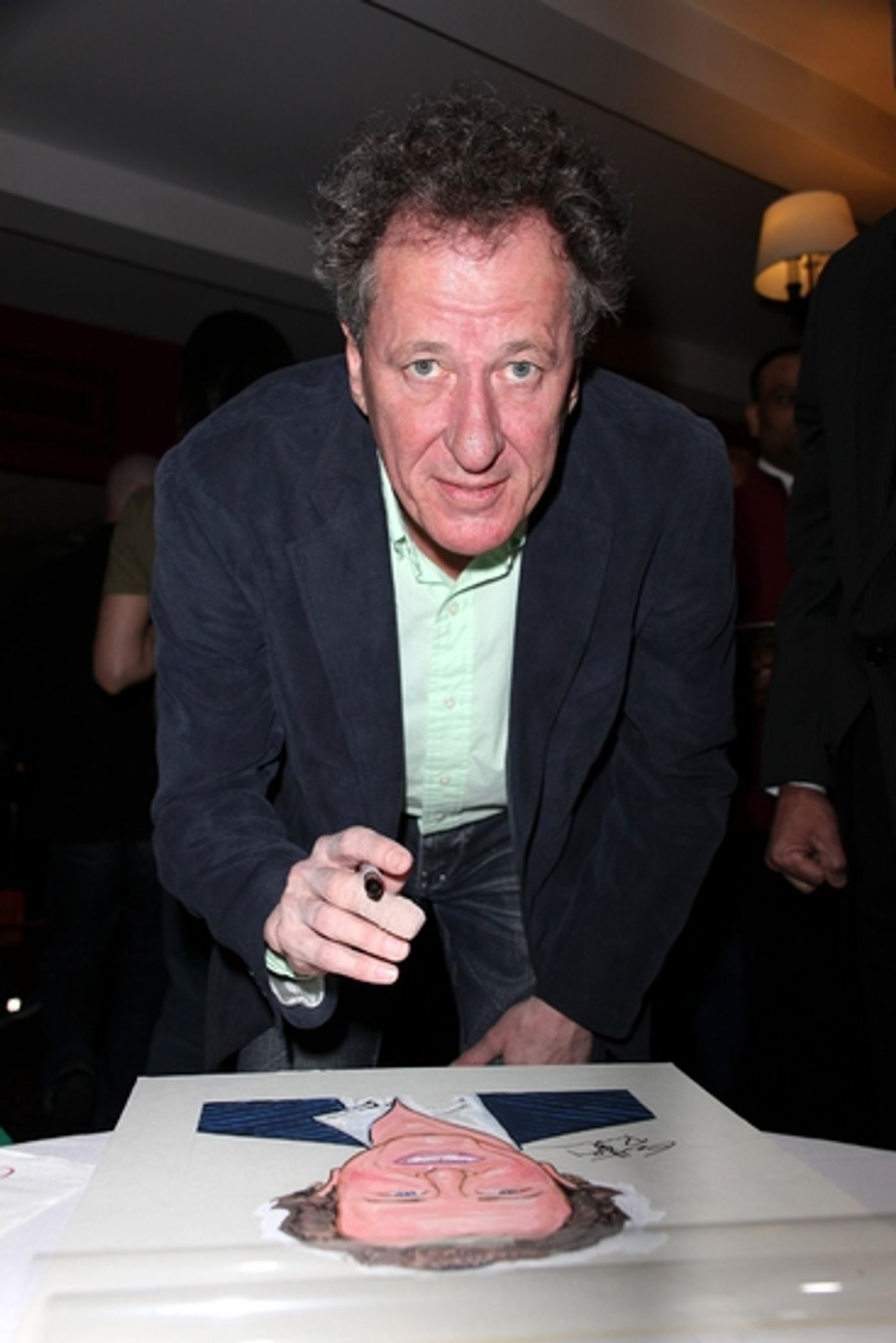 Photo Coverage: EXIT THE KING's Geoffrey Rush Joins Sardi's WALL OF FAME  Image