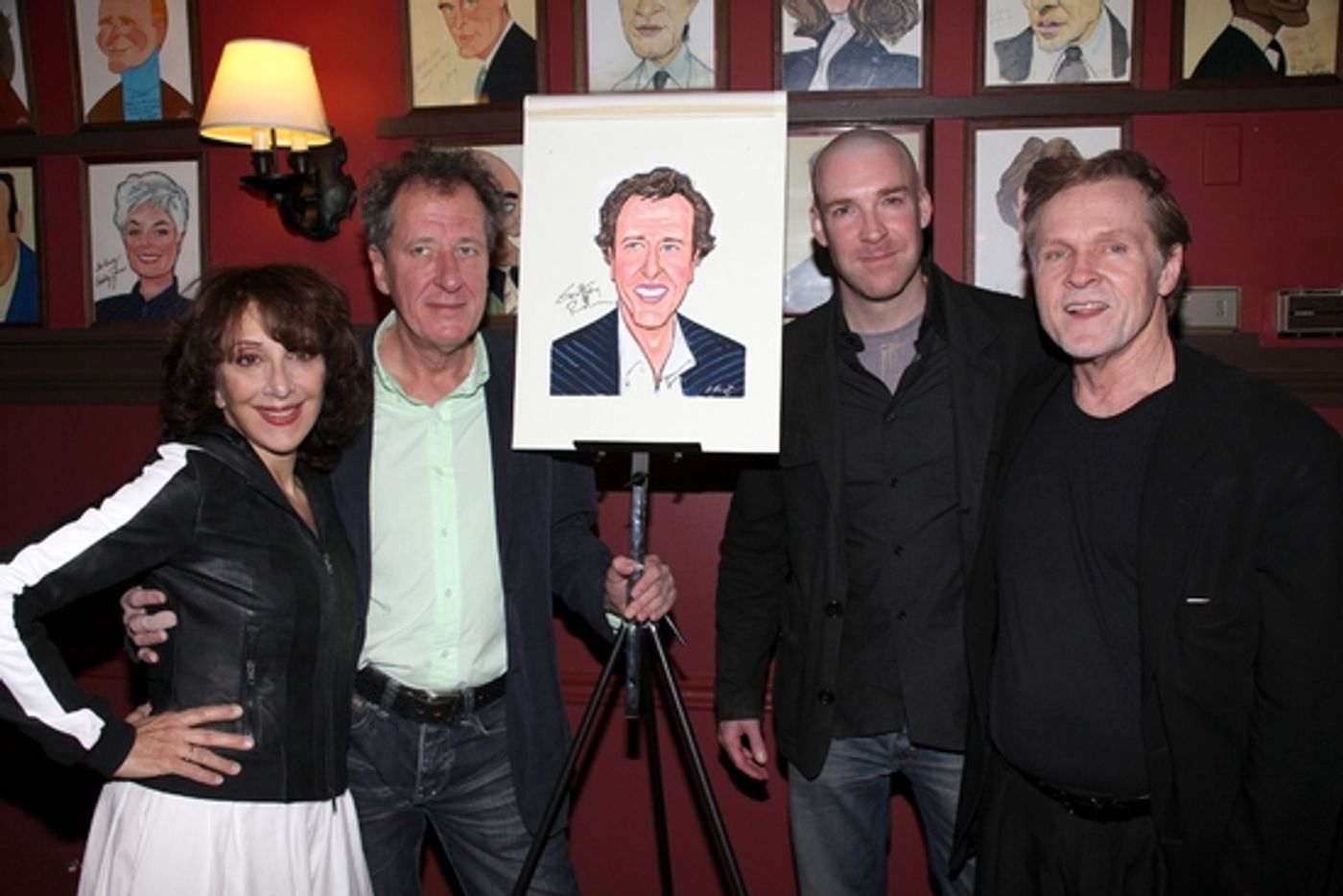 Photo Coverage: EXIT THE KING's Geoffrey Rush Joins Sardi's WALL OF FAME Photo Coverage: EXIT THE KING's Geoffrey Rush Joins Sardi's WALL OF FAME Image