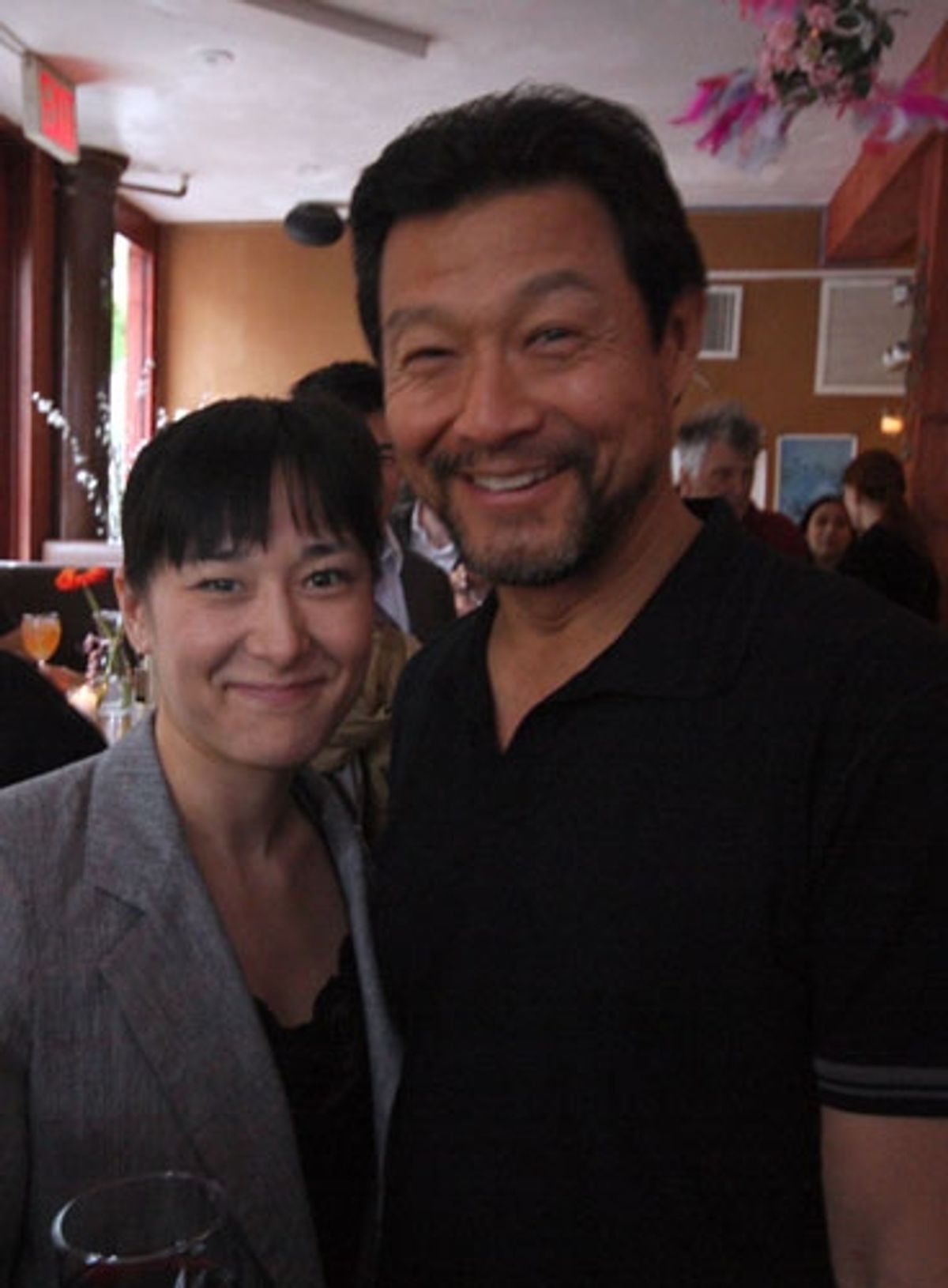 Jennifer Ikeda and James Saito at 