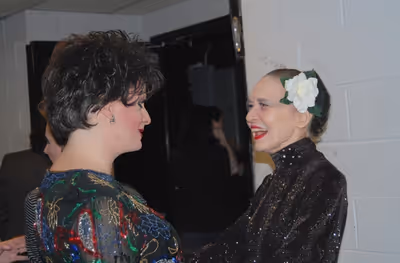 Tommy Femia (Judy Garland) and Julie Wilson Photo