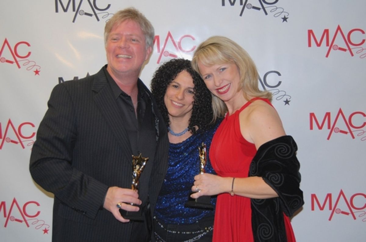 Miles Phillips, Tracy Stark and Karen Oberlin at 