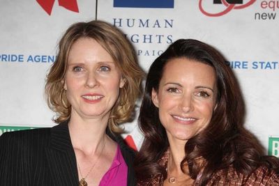 Cynthia Nixon and Kristin Davis Photo