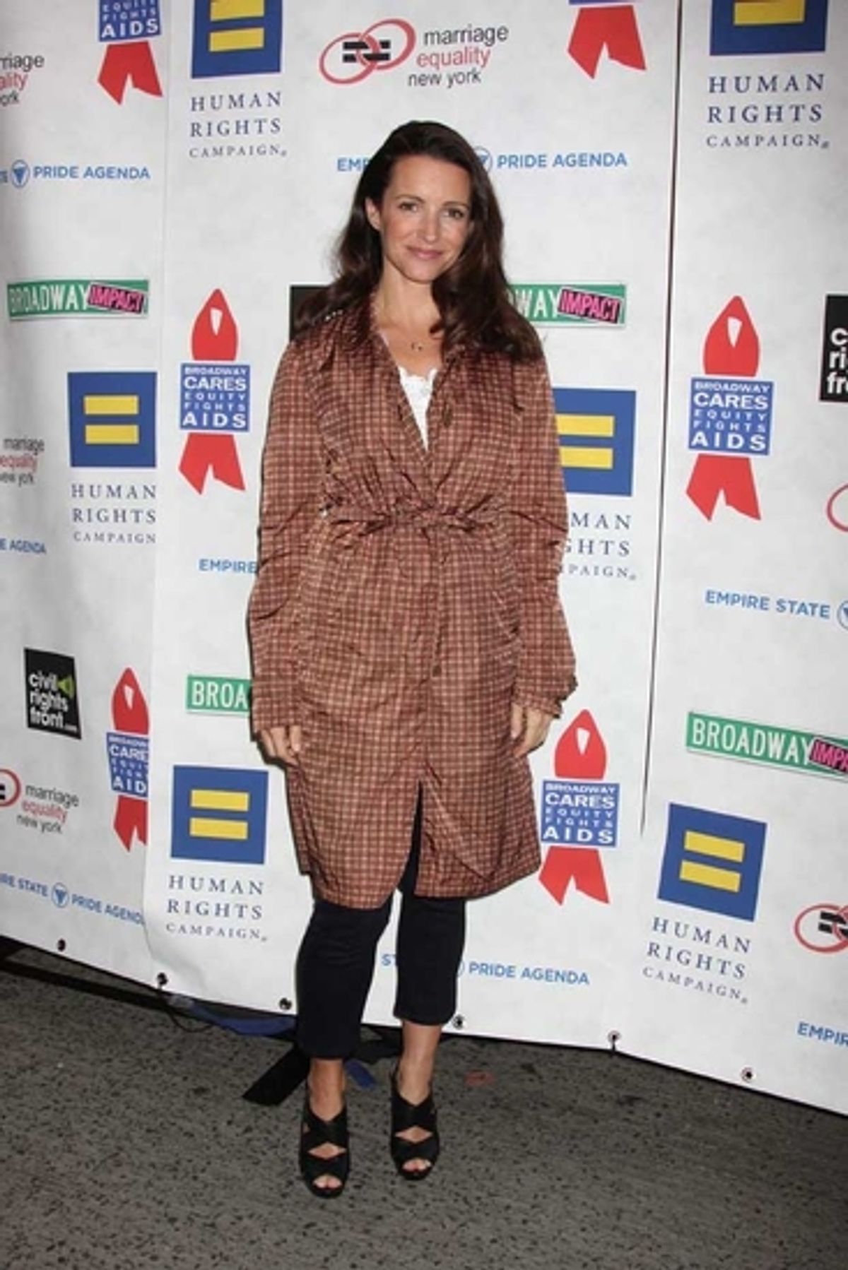 Kristin Davis at BROADWAY IMPACT's Marriage Equality Rally