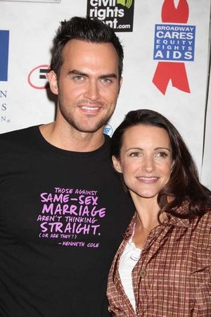 Cheyenne Jackson and Kristen Davis Photo