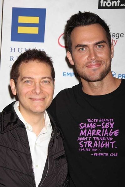 Michael Feinstein and Cheyenne Jackson Photo