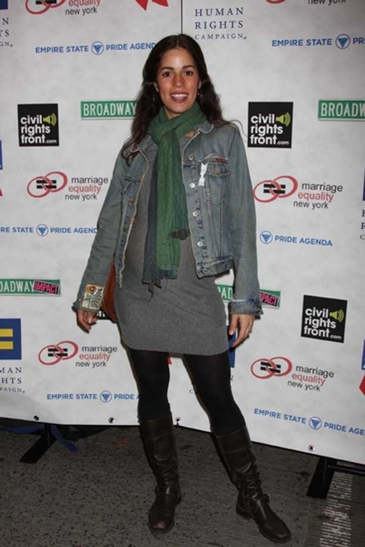 Ana Ortiz at BROADWAY IMPACT's Marriage Equality Rally