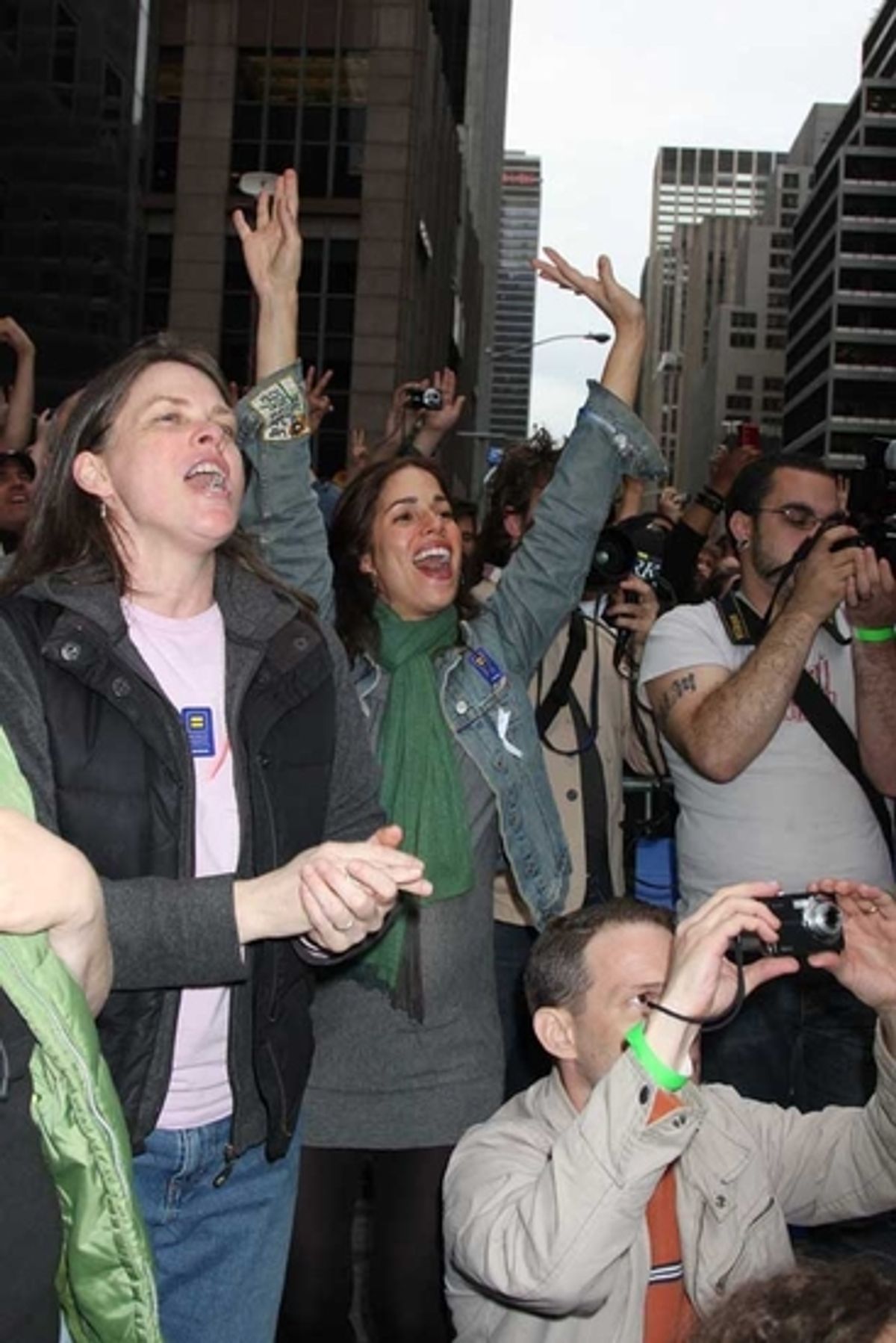 Ana Ortiz at BROADWAY IMPACT's Marriage Equality Rally