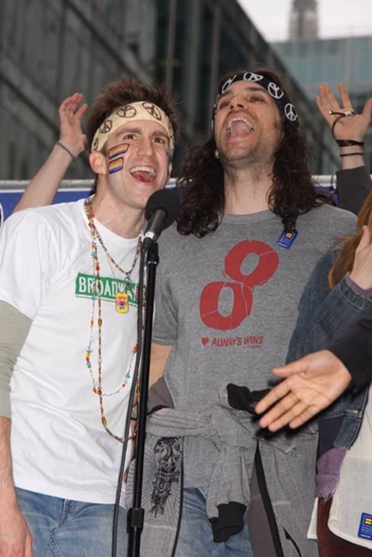Gavin Creel and Will Swenson at BROADWAY IMPACT's Marriage Equality Rally