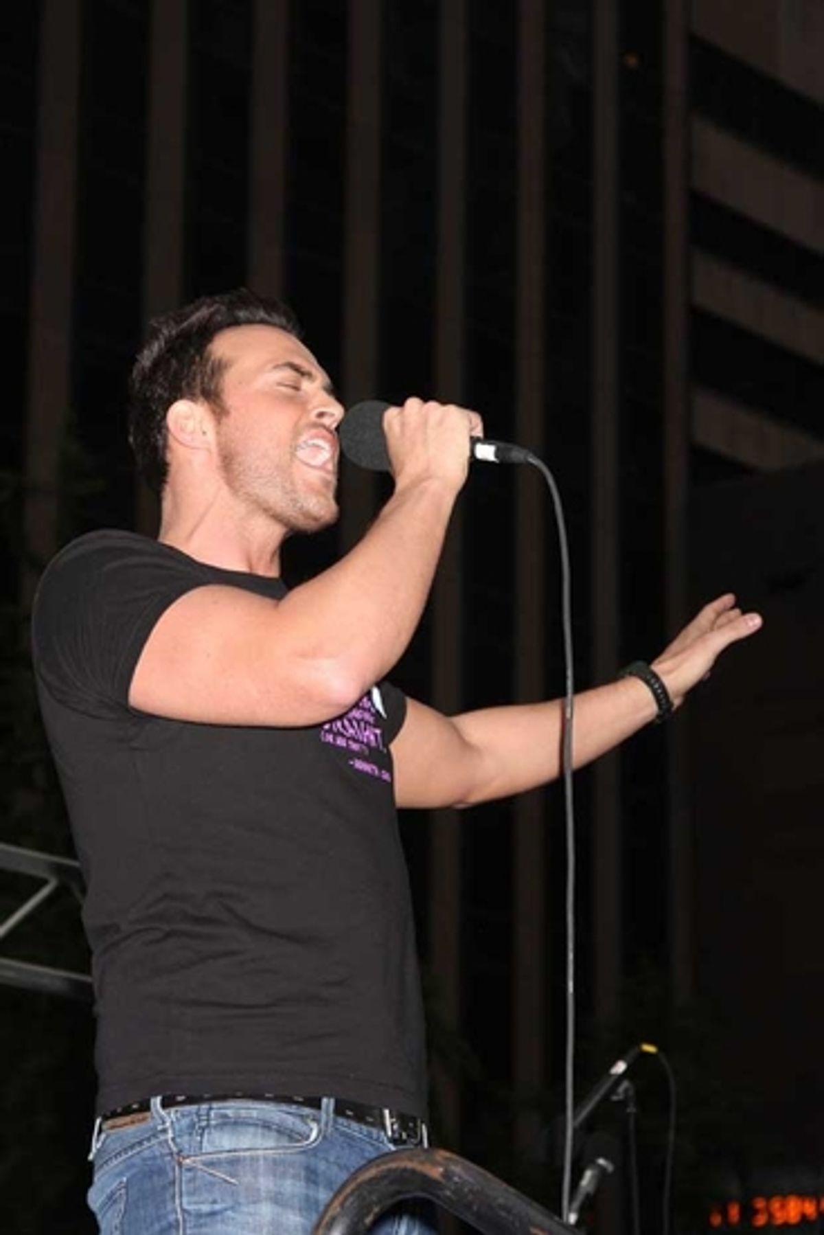 Cheyenne Jackson at BROADWAY IMPACT's Marriage Equality Rally