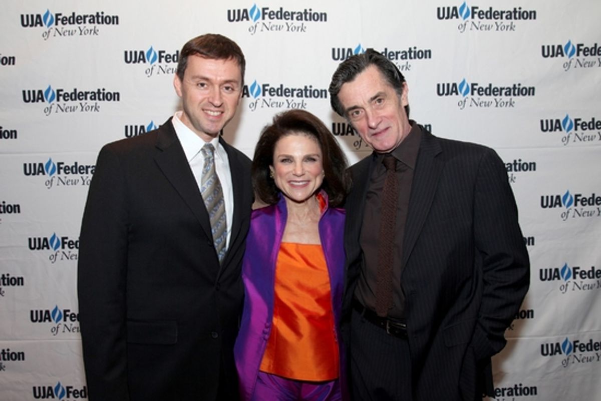 Andrew Lippa, Tovah Feldshuh, Roger Rees at 