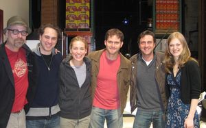 Terry Kinney, Thomas Sadoski, Piper Perabo, Steven Pasquale, Raul Esparza, and Marin  Photo