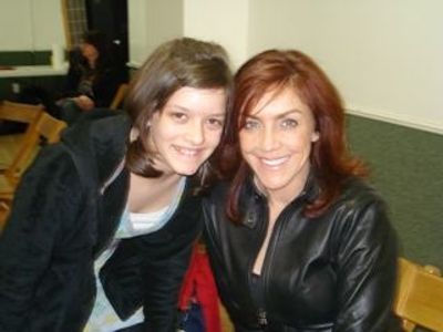 Andrea McArdle with student Photo