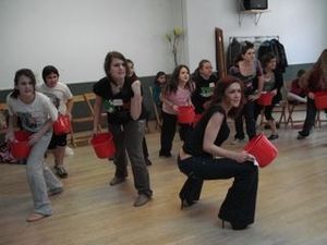 Andrea McArdle teaching A Hard Knock Life Photo