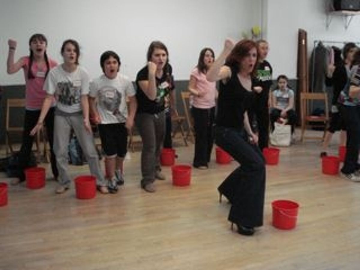 Andrea McArdle teaching A Hard Knock Life at 