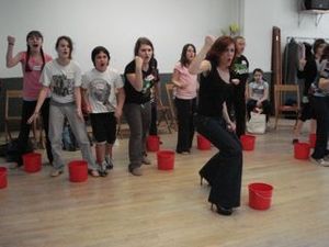 Andrea McArdle teaching A Hard Knock Life Photo