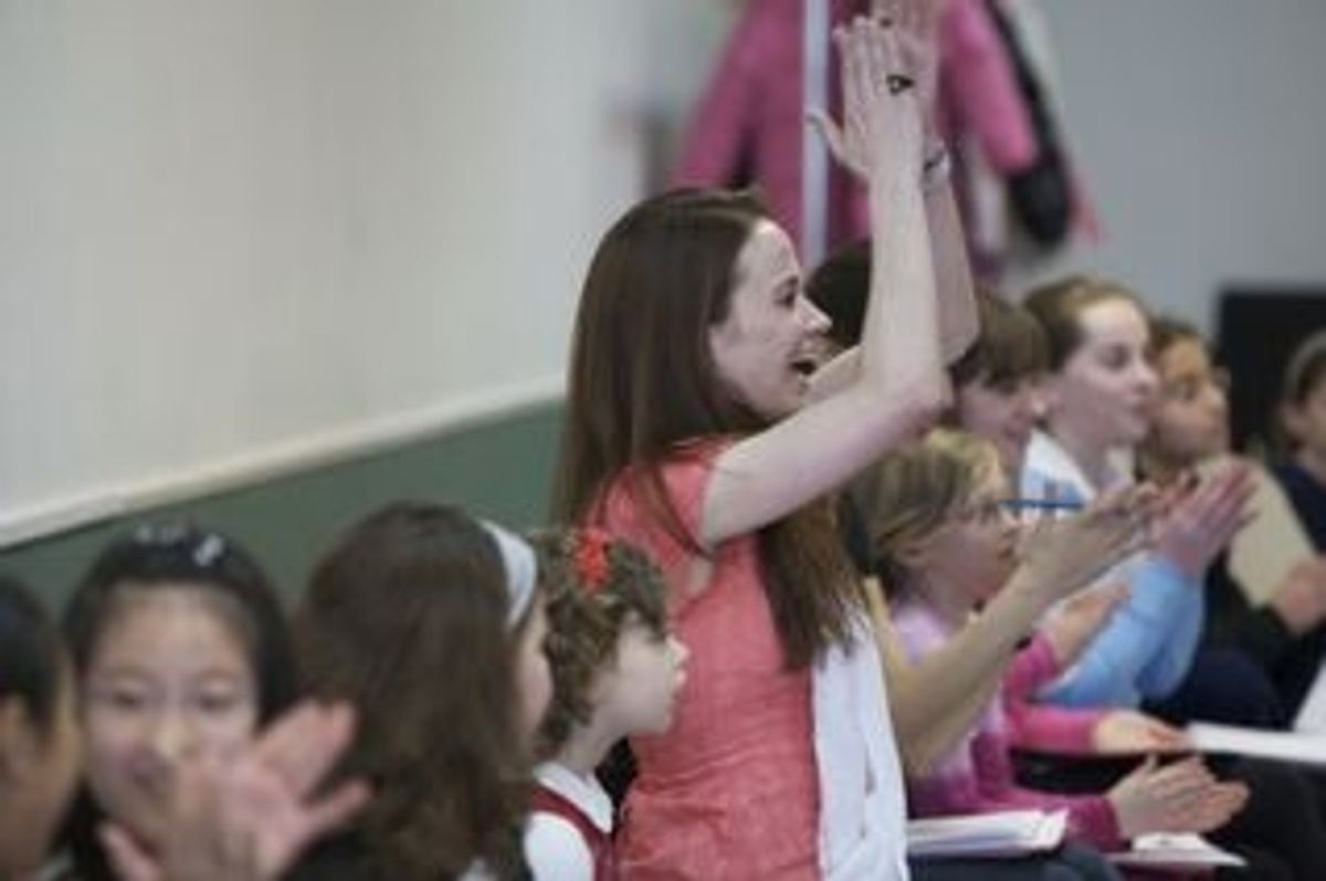 Sierra Boggess at Little Mermaid Workshop with Sierra Boggess