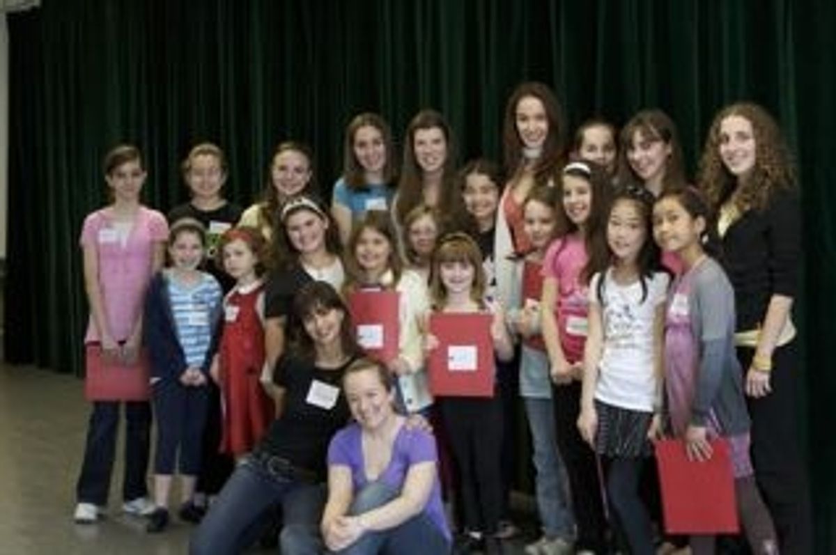 Sierra Boggess at Little Mermaid Workshop with Sierra Boggess