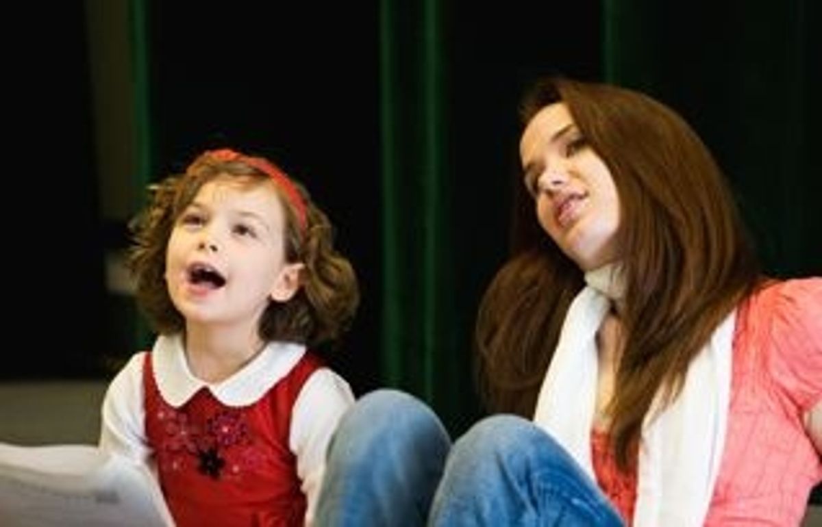 Sierra Boggess at Little Mermaid Workshop with Sierra Boggess
