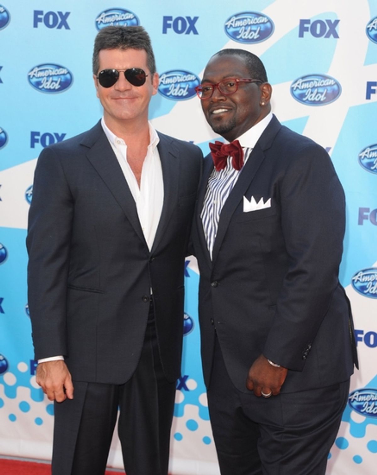 Simon Cowell and Randy Jackson at 