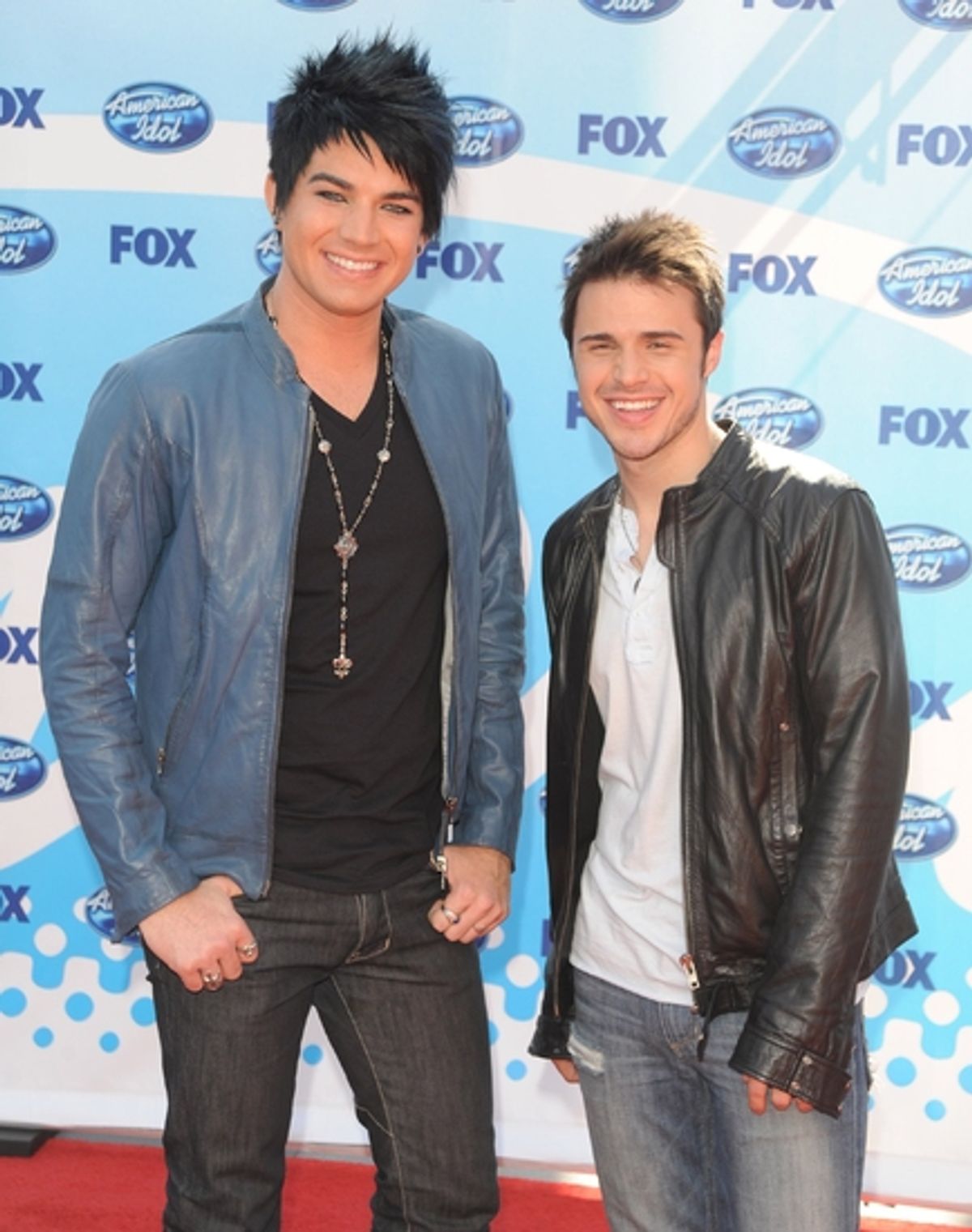 Adam Lambert and Kris Allen at 