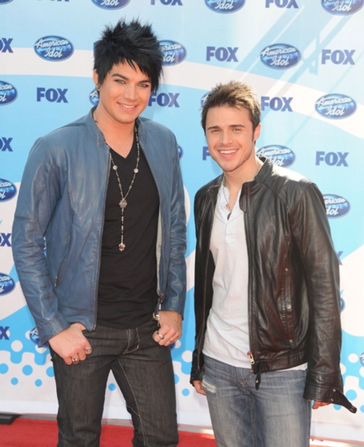 Adam Lambert and Kris Allen at 