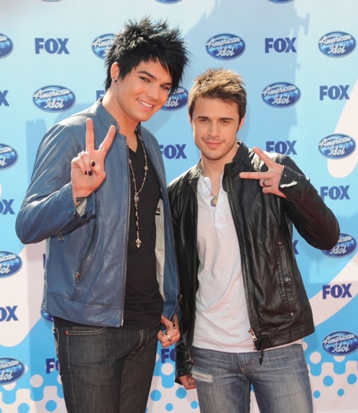 Adam Lambert and Kris Allen at 