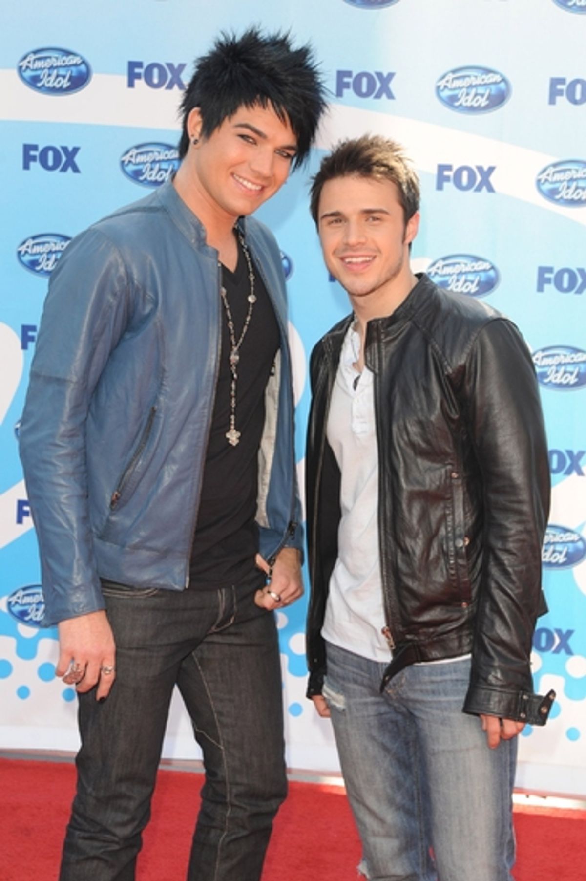 Adam Lambert and Kris Allen at 