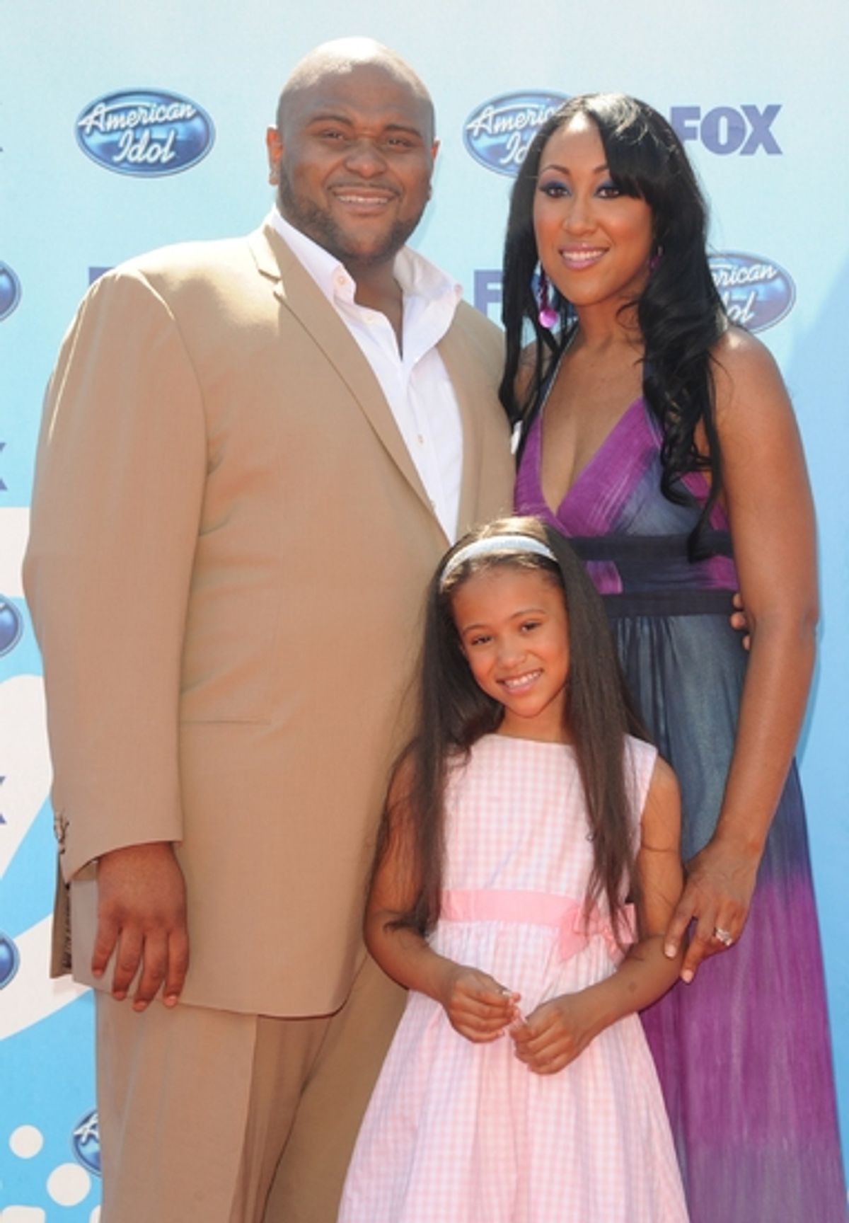 Ruben Studdard and family at 