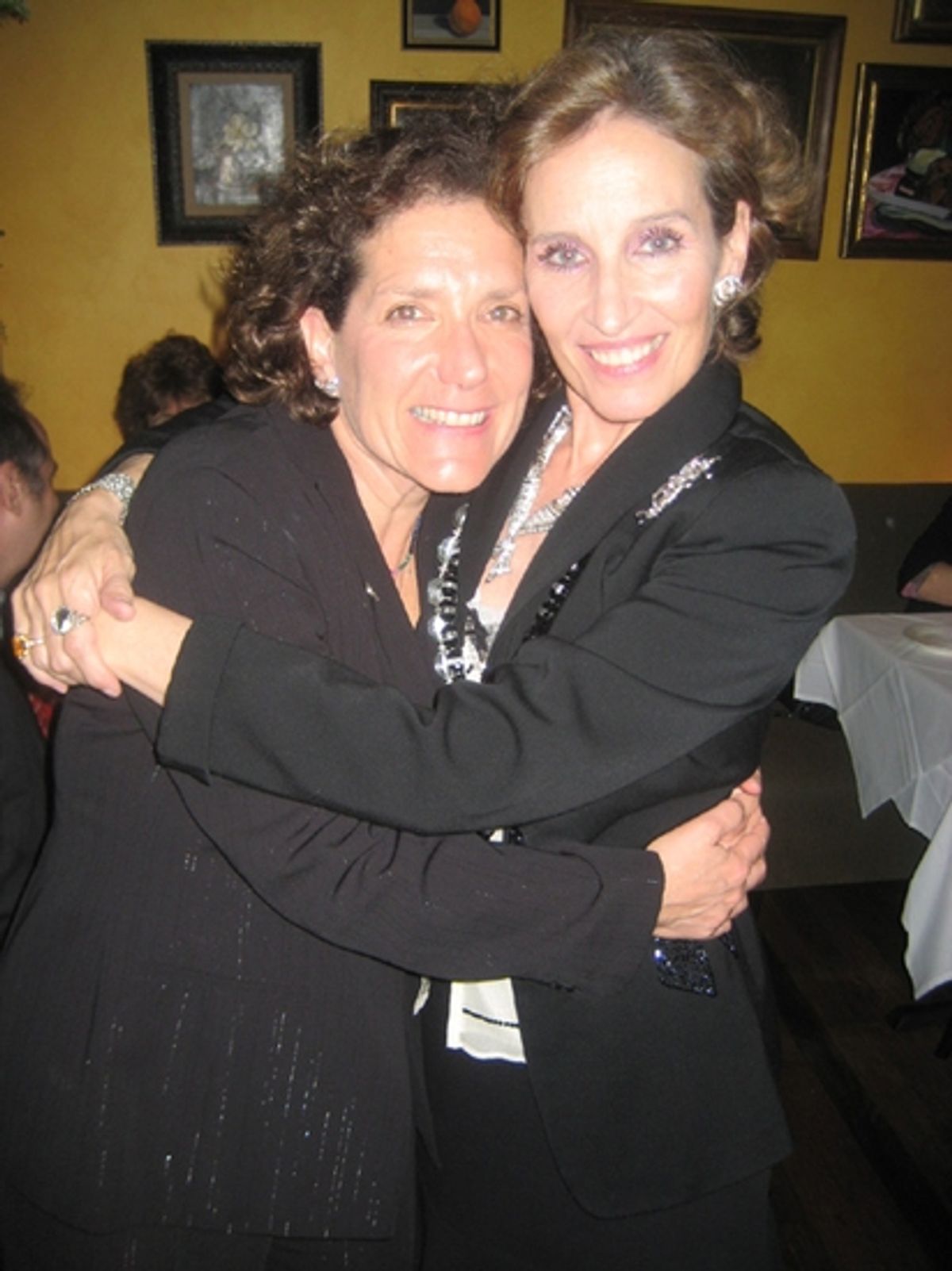 Julie Gold and Andrea Marcovicci at Andrea Marcovicci's 60th Birthday Gala