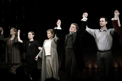 Susan Kellermann, Samantha Mathis, Jane Fonda, Zach Grenier and Colin Hanks Photo