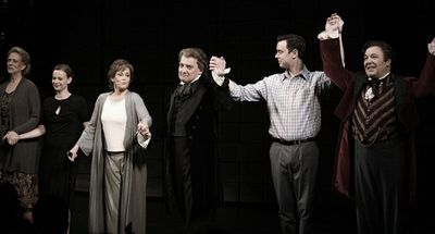 Susan Kellermann, Samantha Mathis, Jane Fonda, Zach Grenier, Colin Hanks and Don Amen Photo