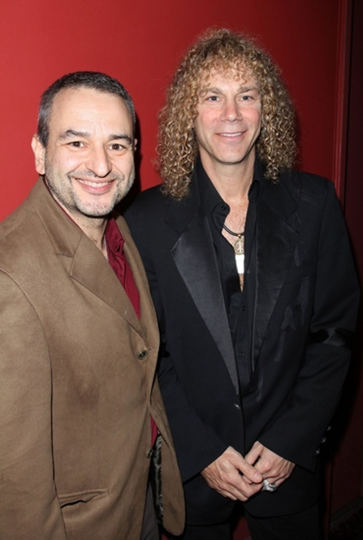 Joe DiPietro and David Bryan at 59th Annual Outer Critics Circle Awards