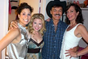 Stephanie J. Block, Megan Hilty, Randy Jones and Allison Janney @ BroadwayWorld Stephanie J. Block, Megan Hilty, Randy Jones and Allison Janney Photo