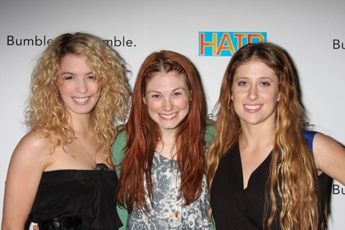 Kacie Sheik, Allison Case and Caissie Levy at 