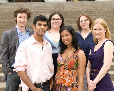 Adam Green, Katherine Kovner, Anna Ziegler; (front row) Utkarsh Ambudkar, Anitha Gand Photo