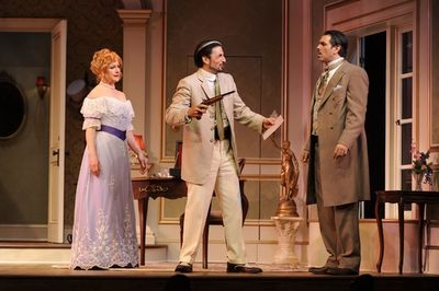 Carol Halstead, Thom Rivera and John Pasha Photo