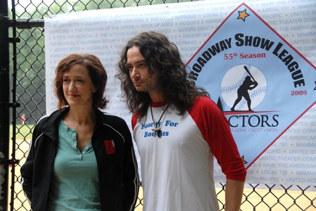 Haydn Gwynne and Constantine Maroulis at 