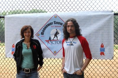 Haydn Gwynne and Constantine Maroulis Photo