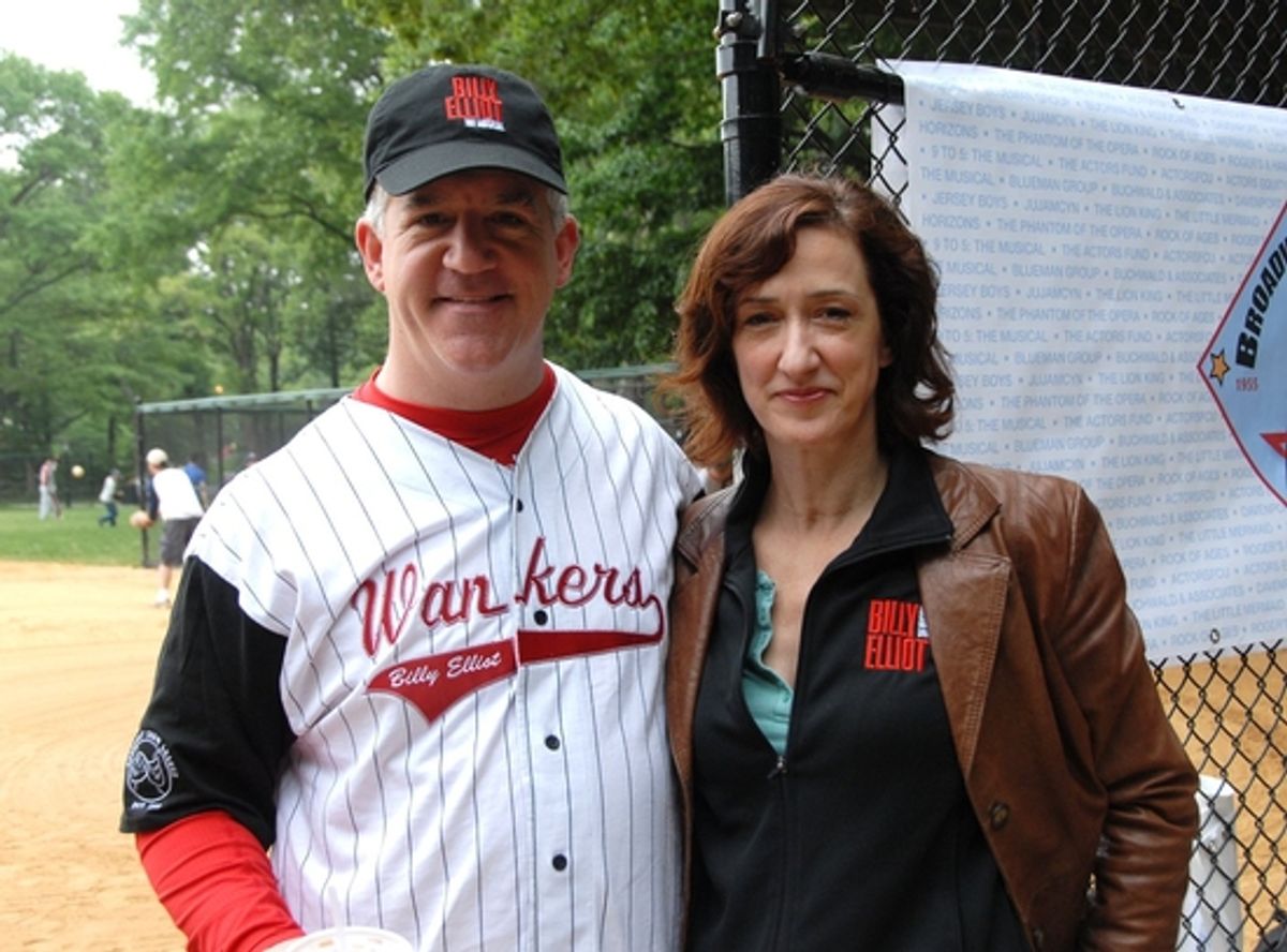 Gregory Jbara and Haydn Gwynne at 