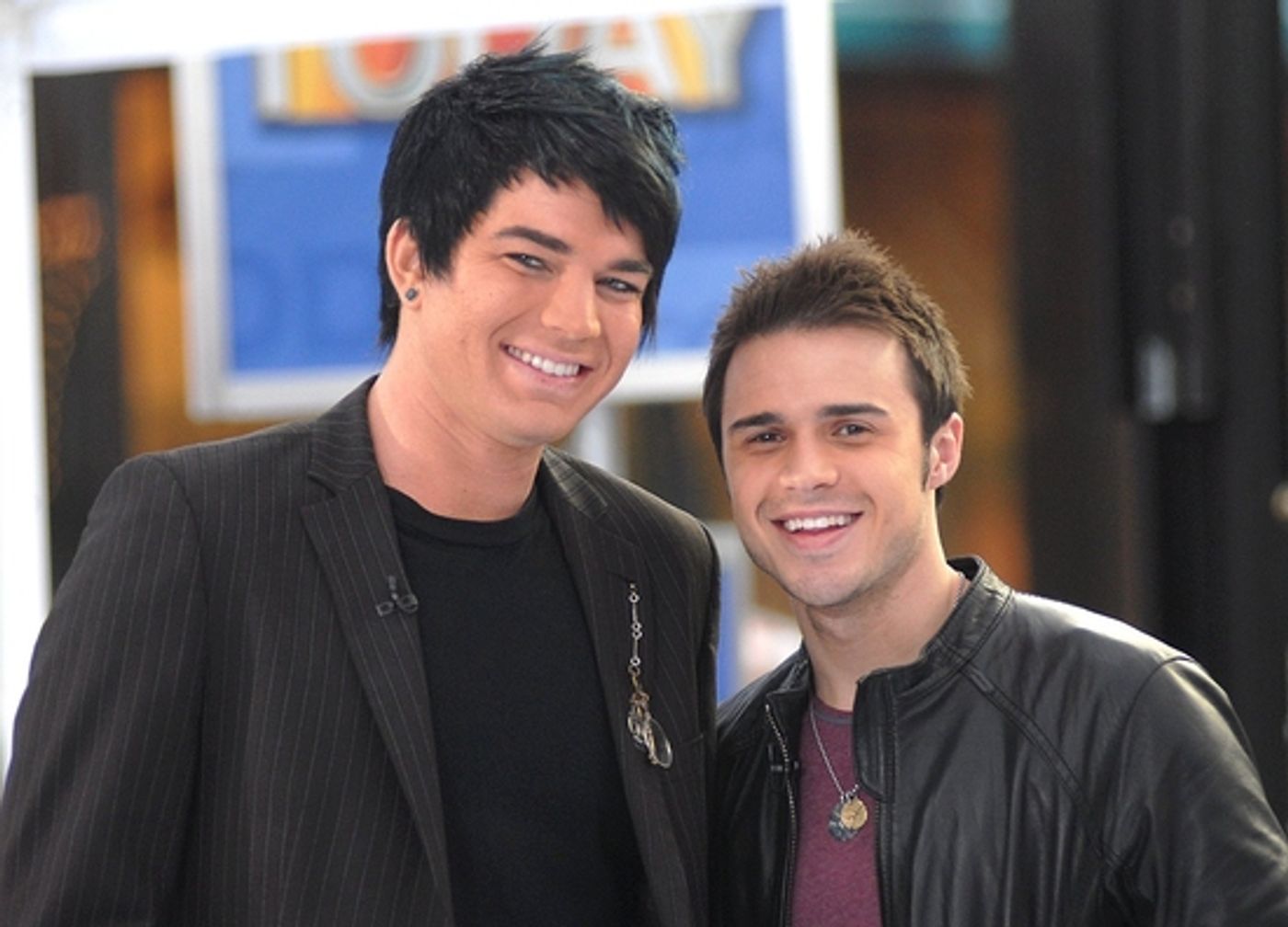 Photo Coverage: 'IDOL' Stars Kris Allen and Adam Lambert Visit NBC's Today Show  Image