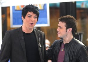 Adam Lambert and Kris Allen @ BroadwayWorld Adam Lambert and Kris Allen Photo