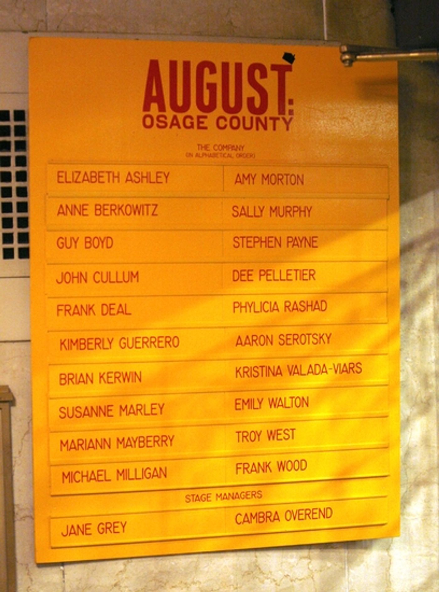 Photo Coverage: Broadway's New 'Violet' Phylicia Rashad Takes Her Bow In AUGUST: OSAGE COUNTY  Image