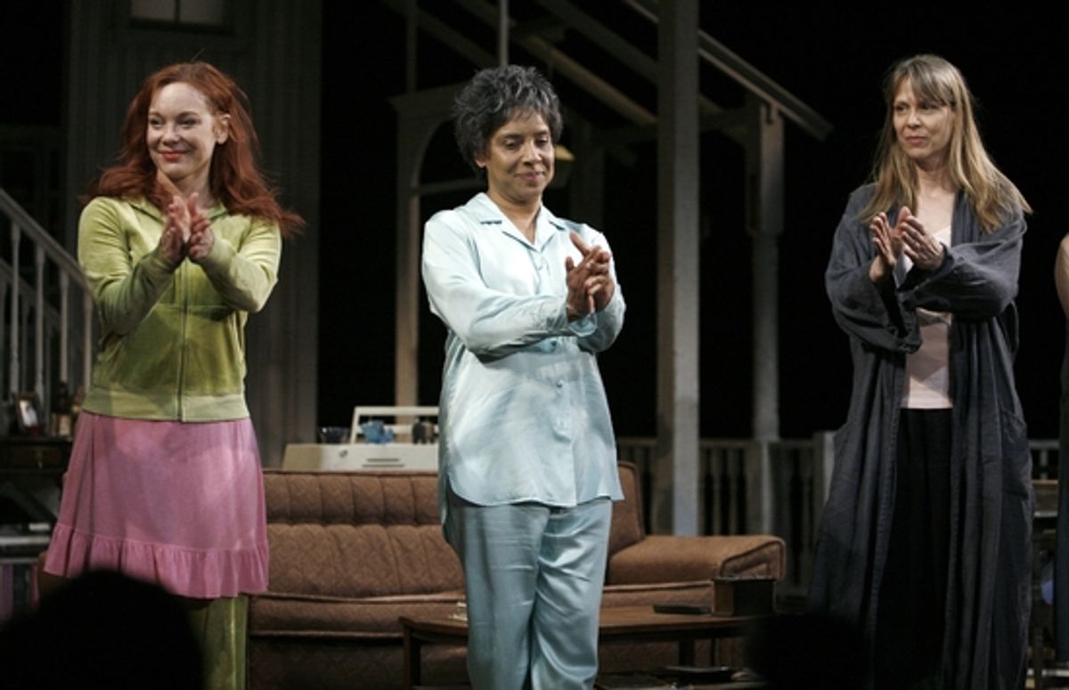 Mariann Mayberry, Phylicia Rashad and Amy Morton at 