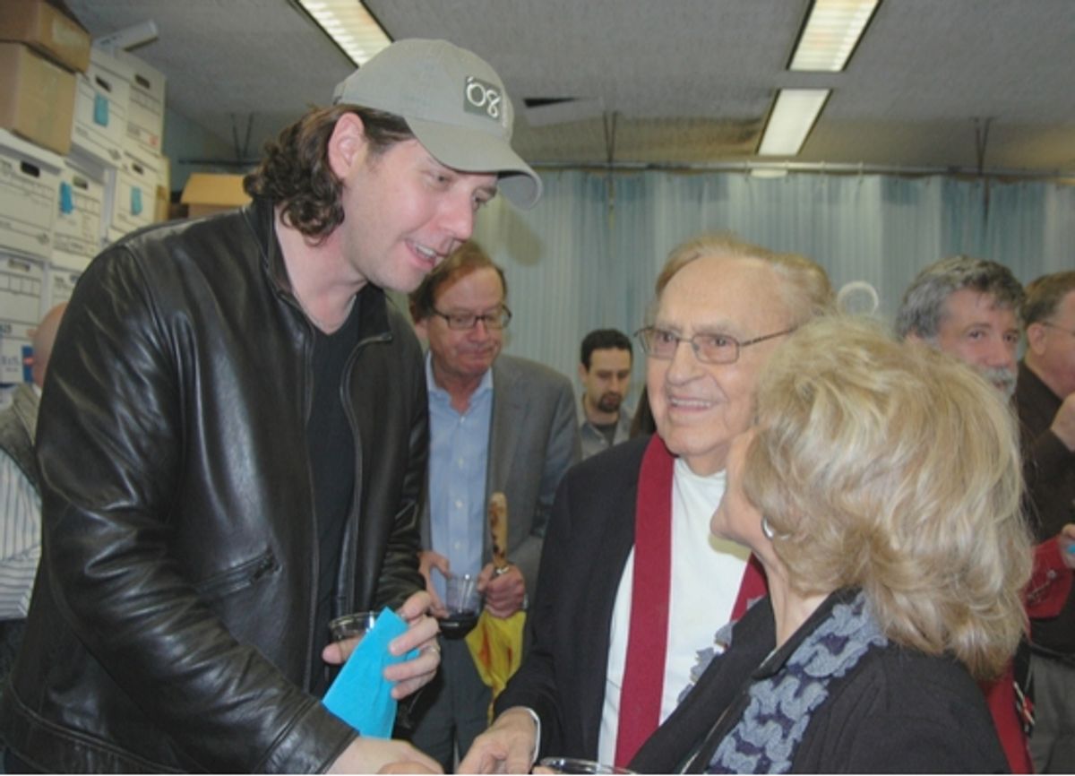 James Barbour meeting Joseph Stein and Elisa Stein at 