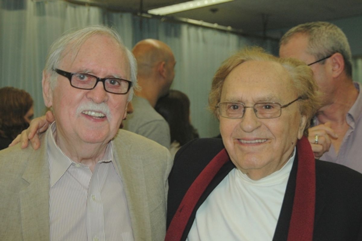 Thomas Meehan and Joseph Stein at 